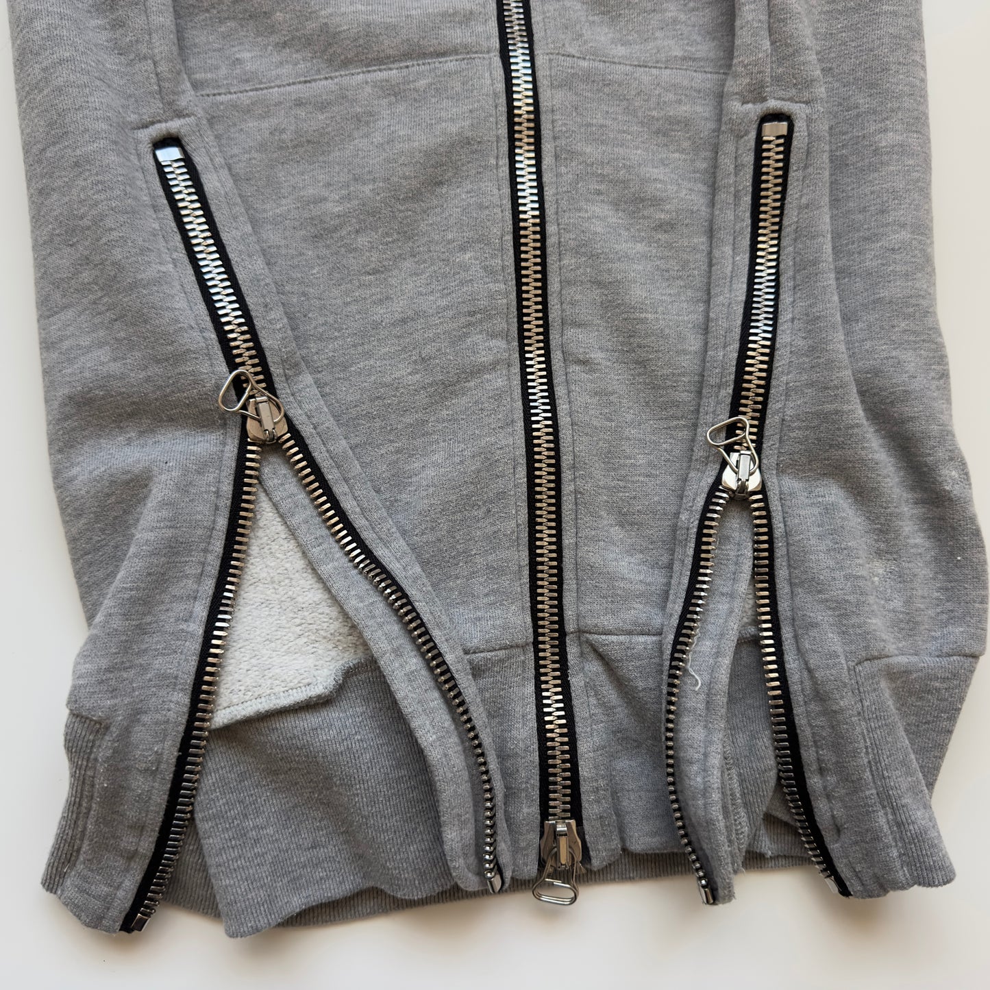 Balmain S/S 2010 Decarnin Distressed Sleeveless Hoodie