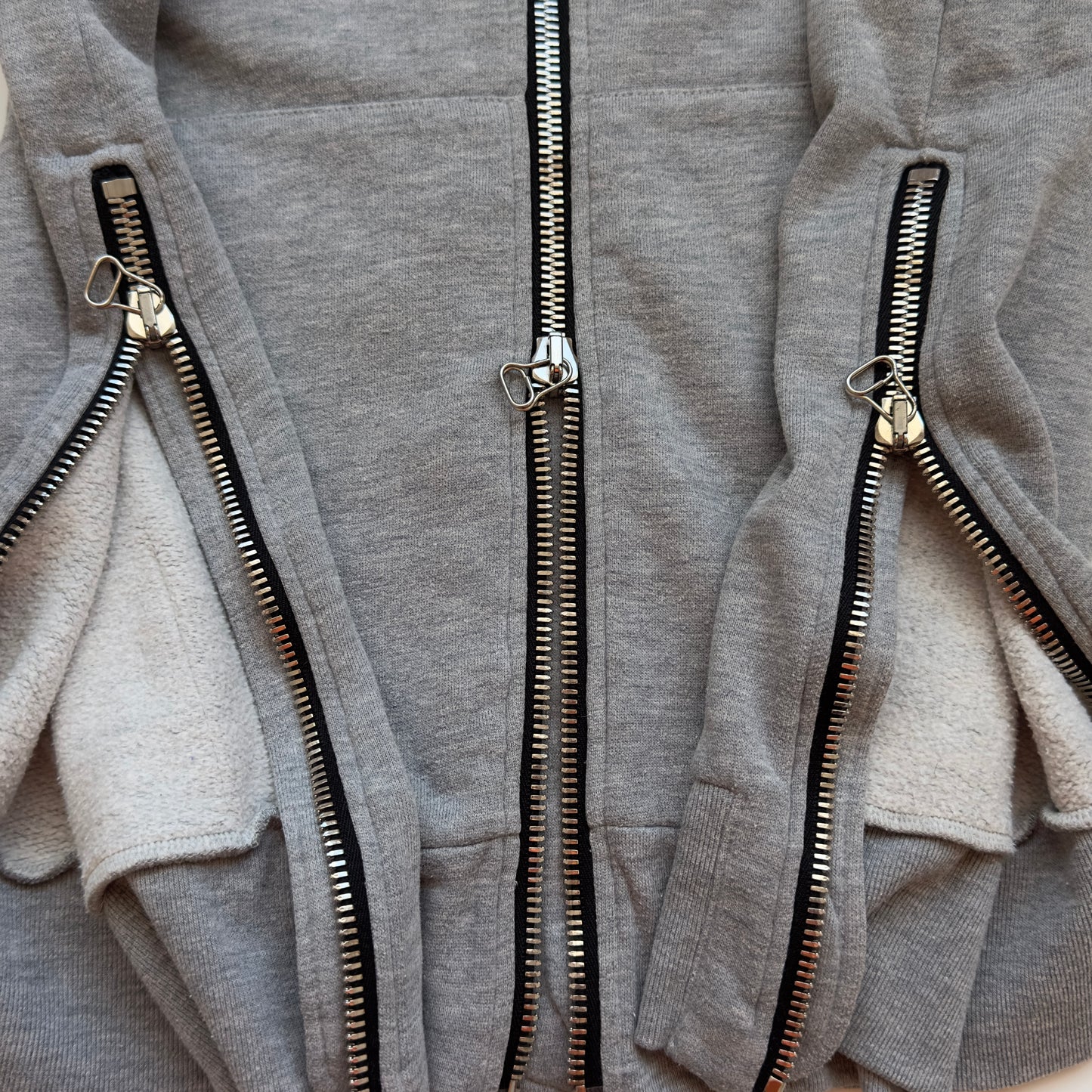 Balmain A/W 2010 Decarnin Distressed Sleeveless Hoodie