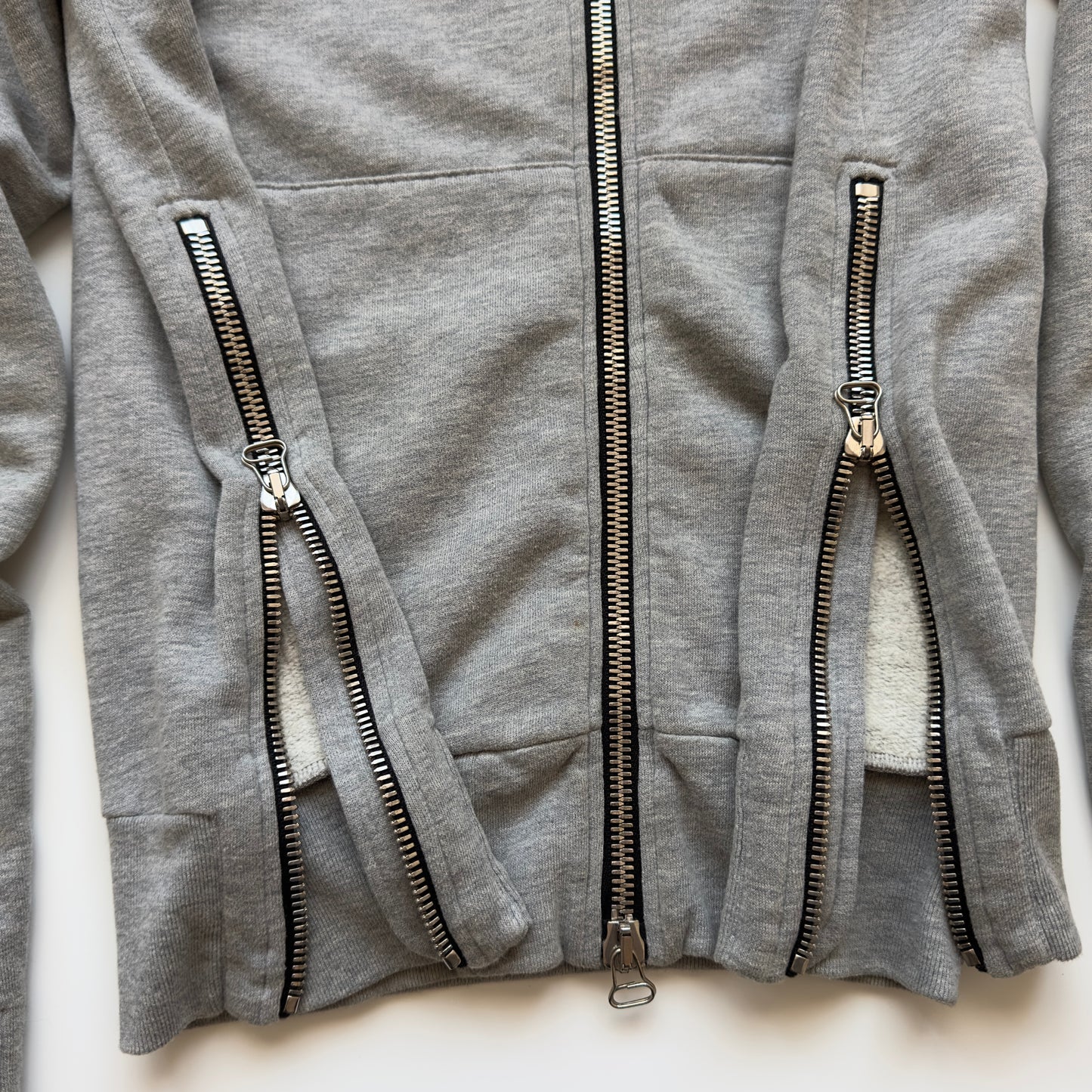 Balmain 2010 Decarnin “Shotgun” Distressed Hoodie