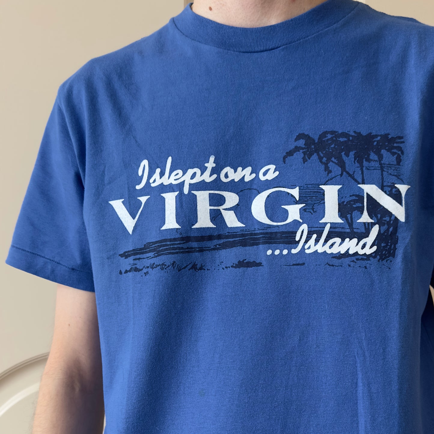 Abercrombie & Fitch “I Slept on a Virgin Island” T-Shirt (2000s)