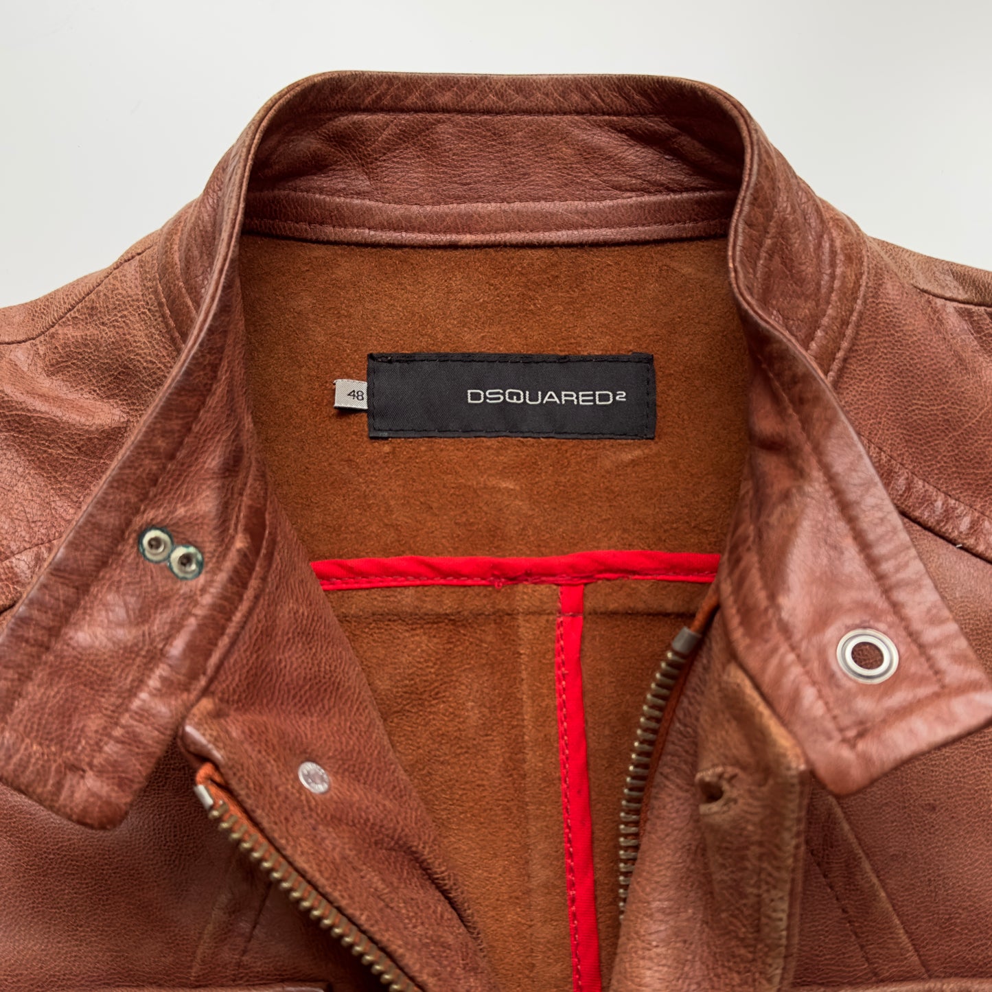 Dsquared2 S/S 2003 Civil War Leather Jacket