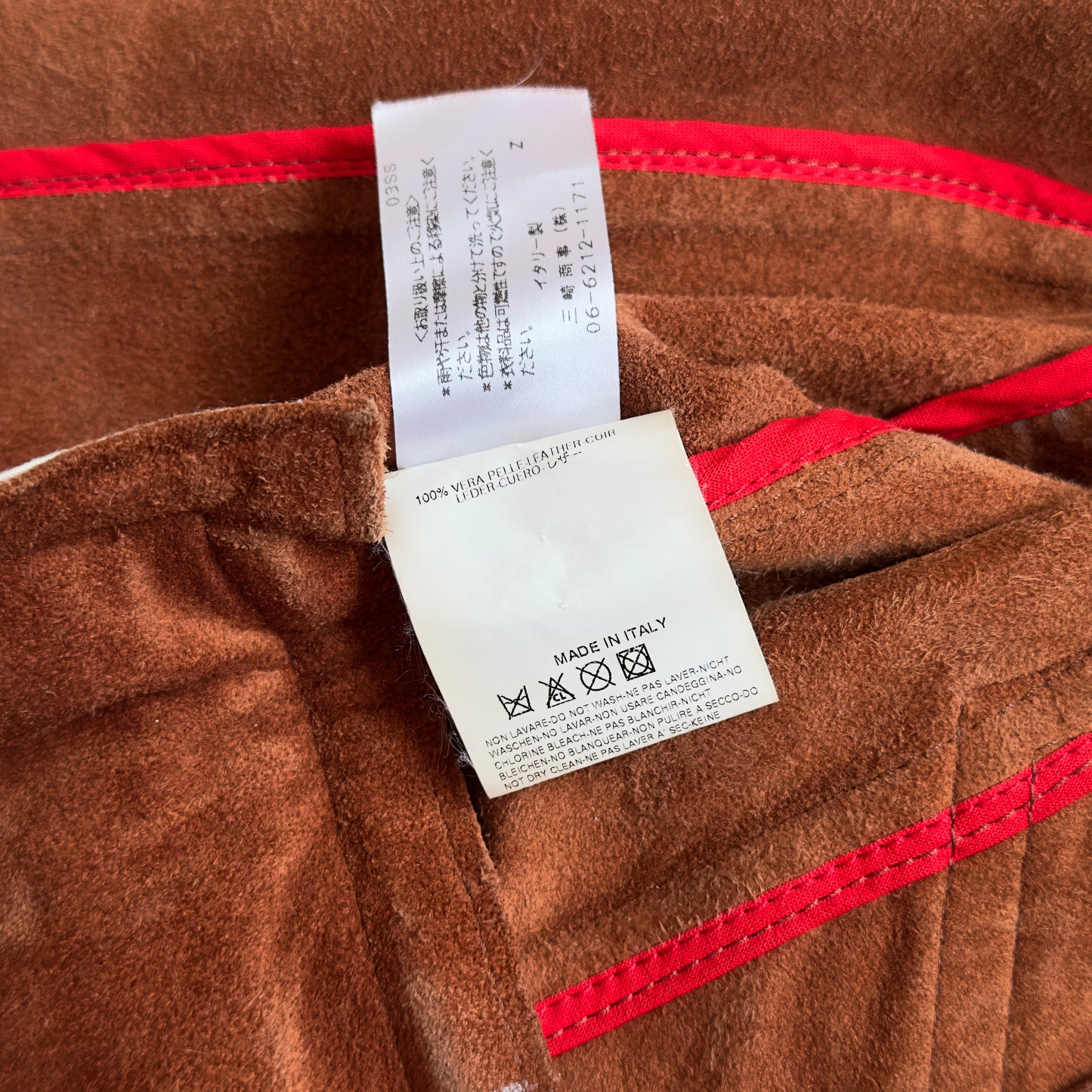 Dsquared2 S/S 2003 Civil War Leather Jacket