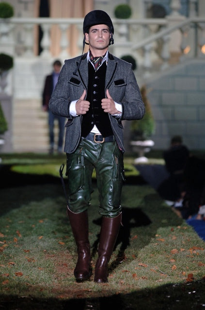 Dsquared2 F/W 2006 Dark Green Leather Pants