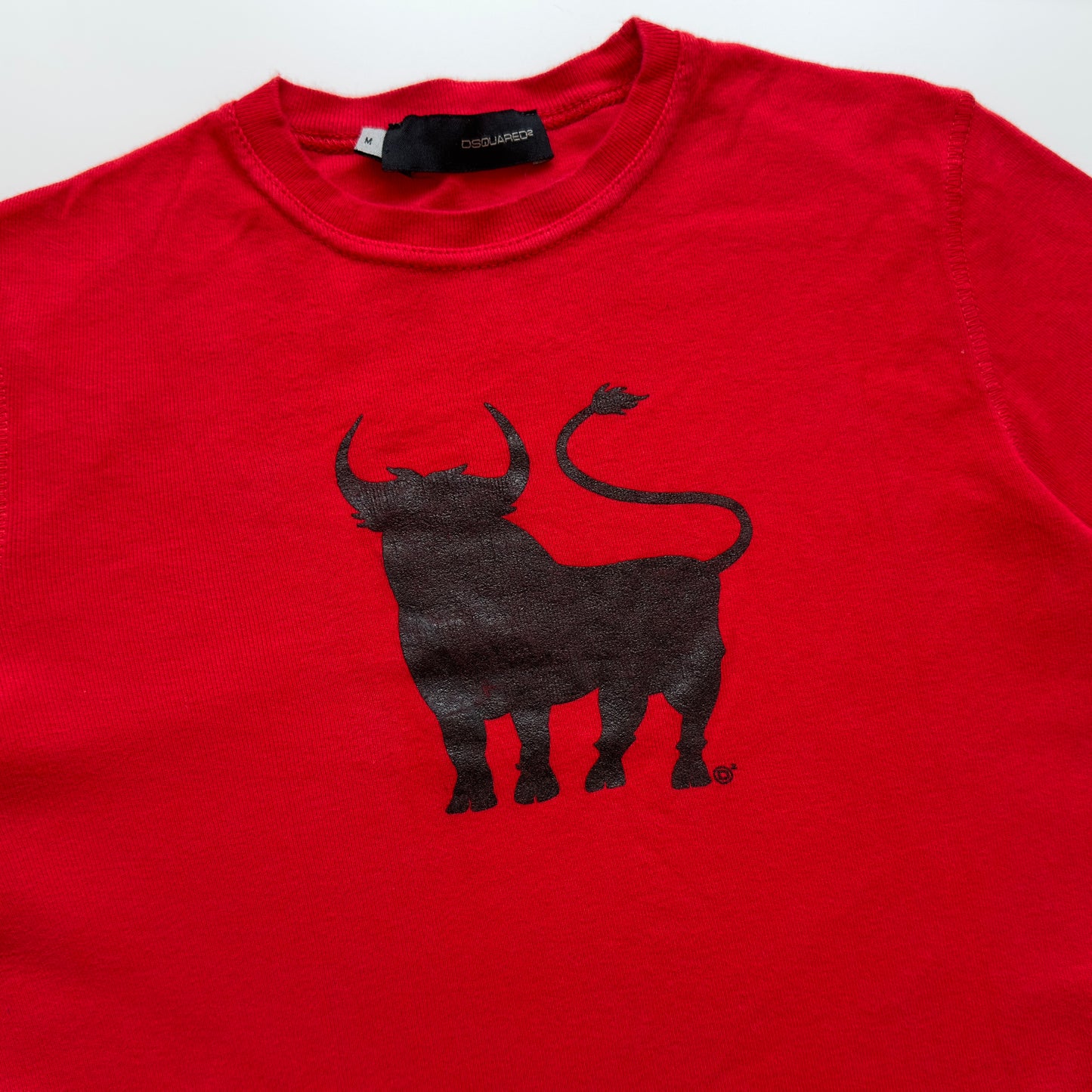 Dsquared2 S/S 2000 'Turbo Toro' Bull Graphic T-Shirt