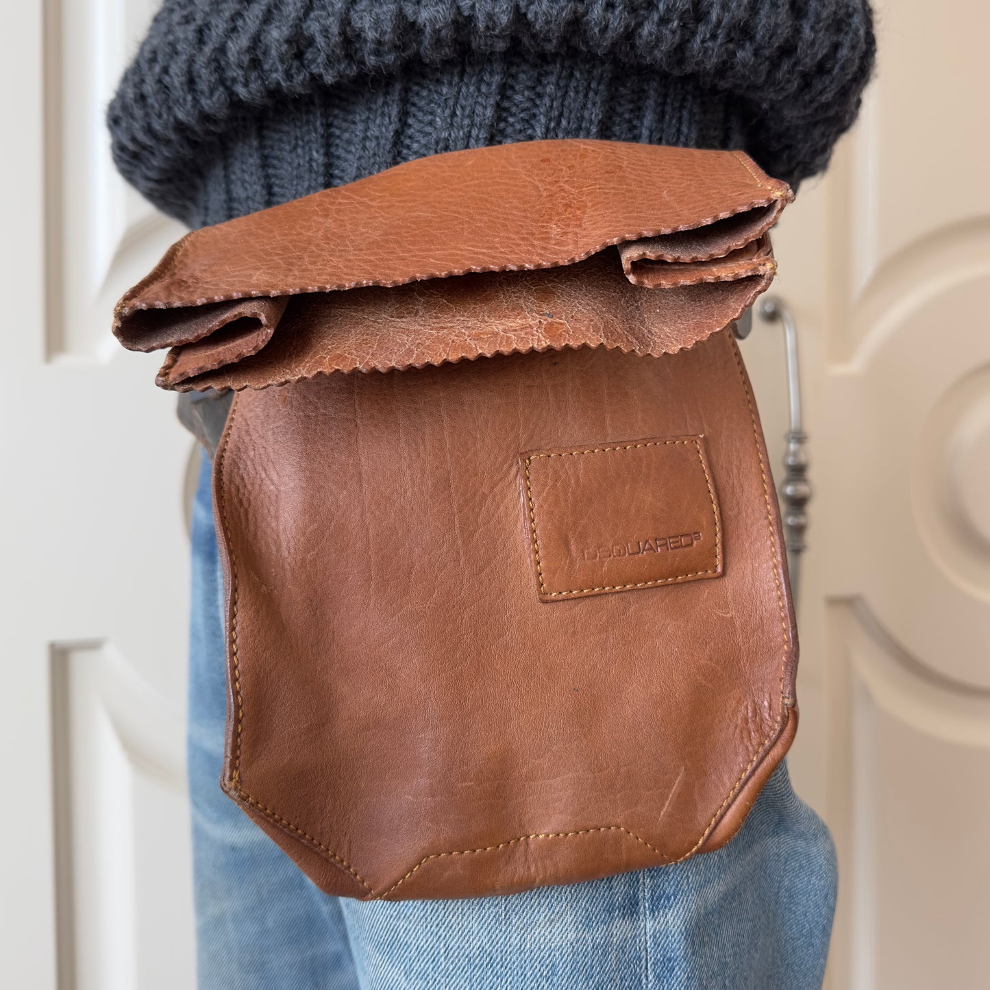 Dsquared2 F/W 2002 Leather Belt Bag