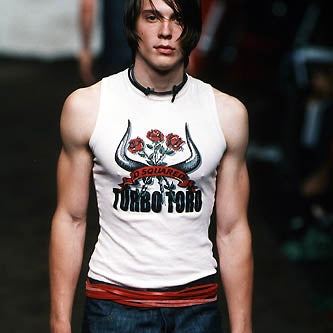 Dsquared2 S/S 2000 'Turbo Toro' Bull Graphic T-Shirt