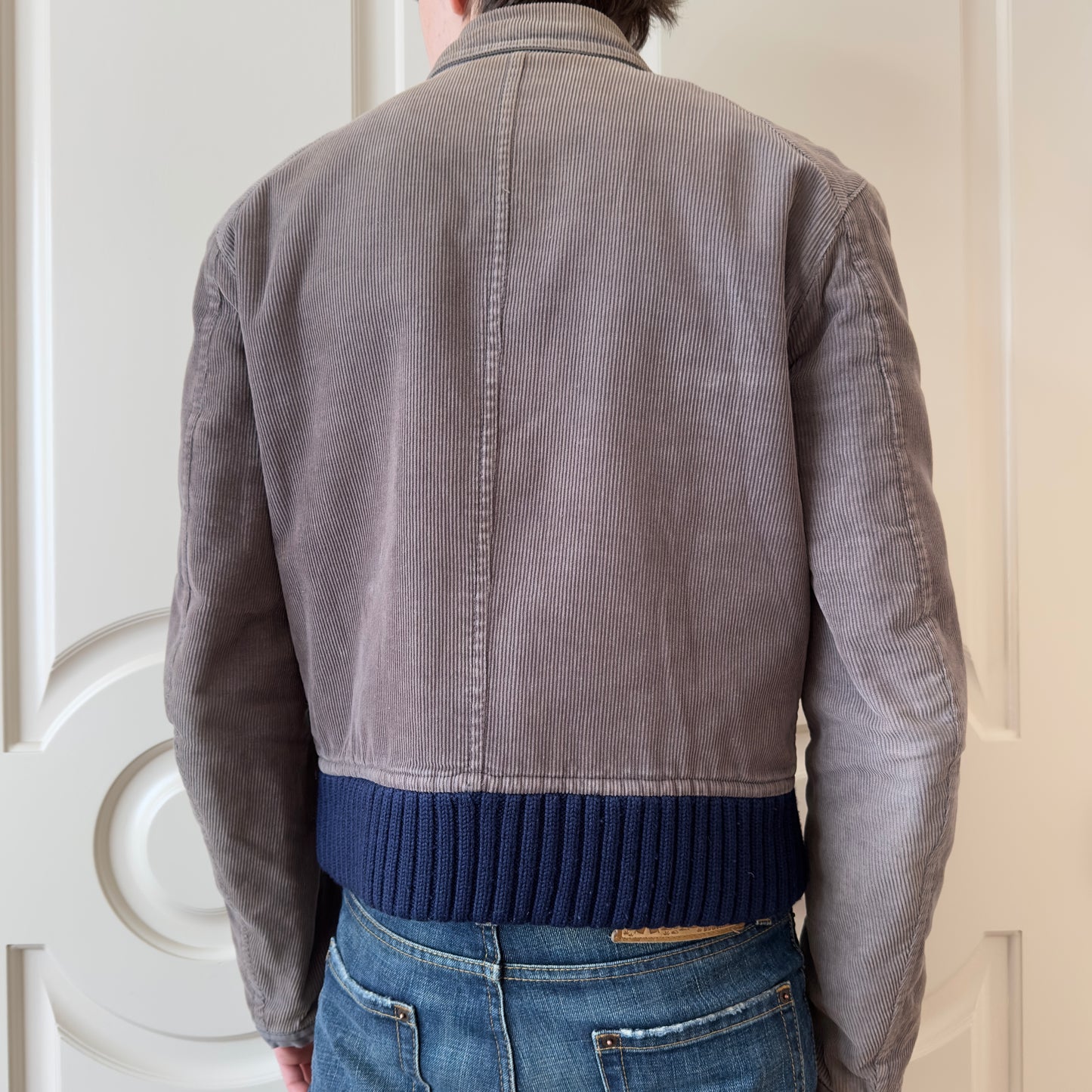 Dsquared2 F/W 2003 Arm Full-Zipper Corduroy Jacket