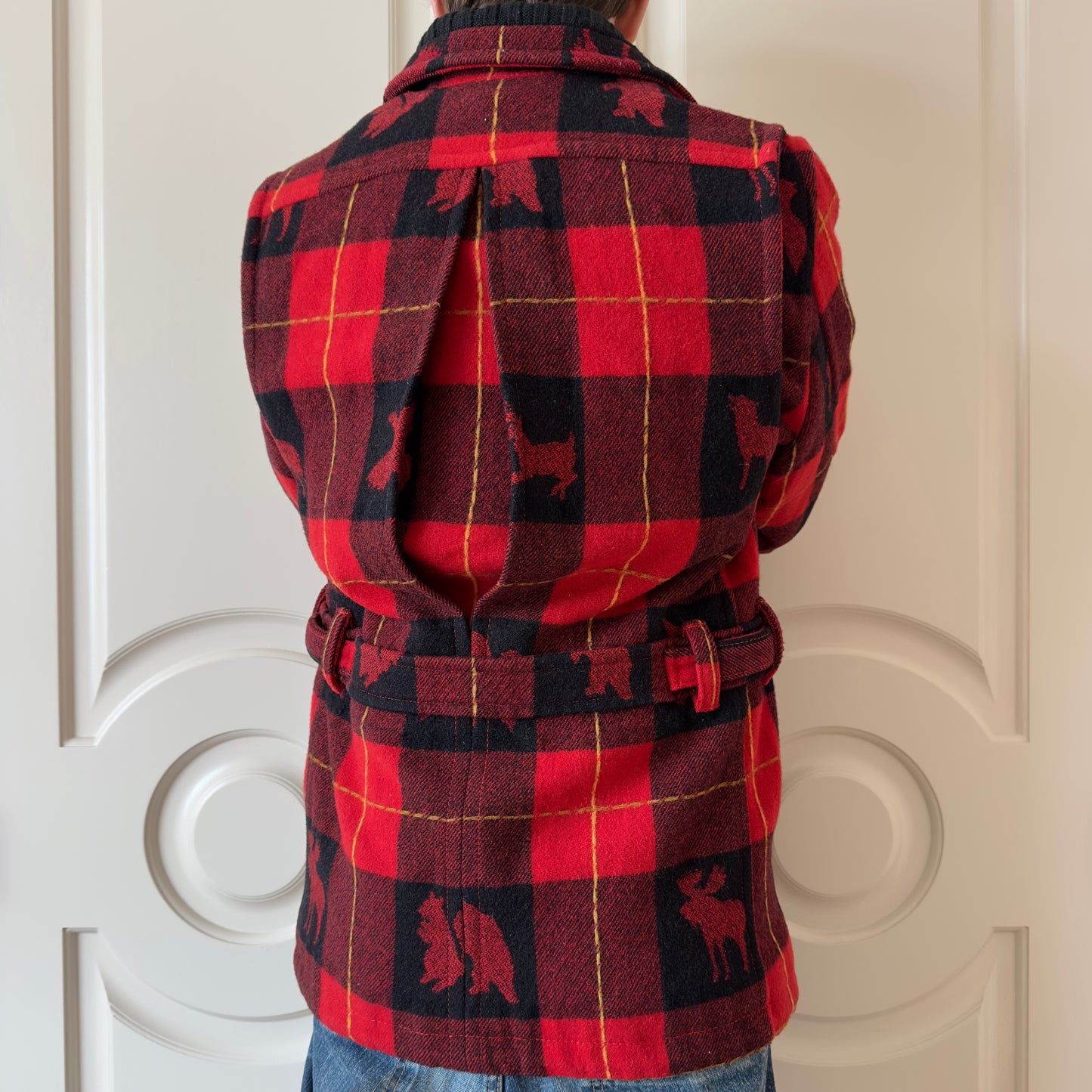 Dsquared2 F/W 2004 Plaid Wool Coat