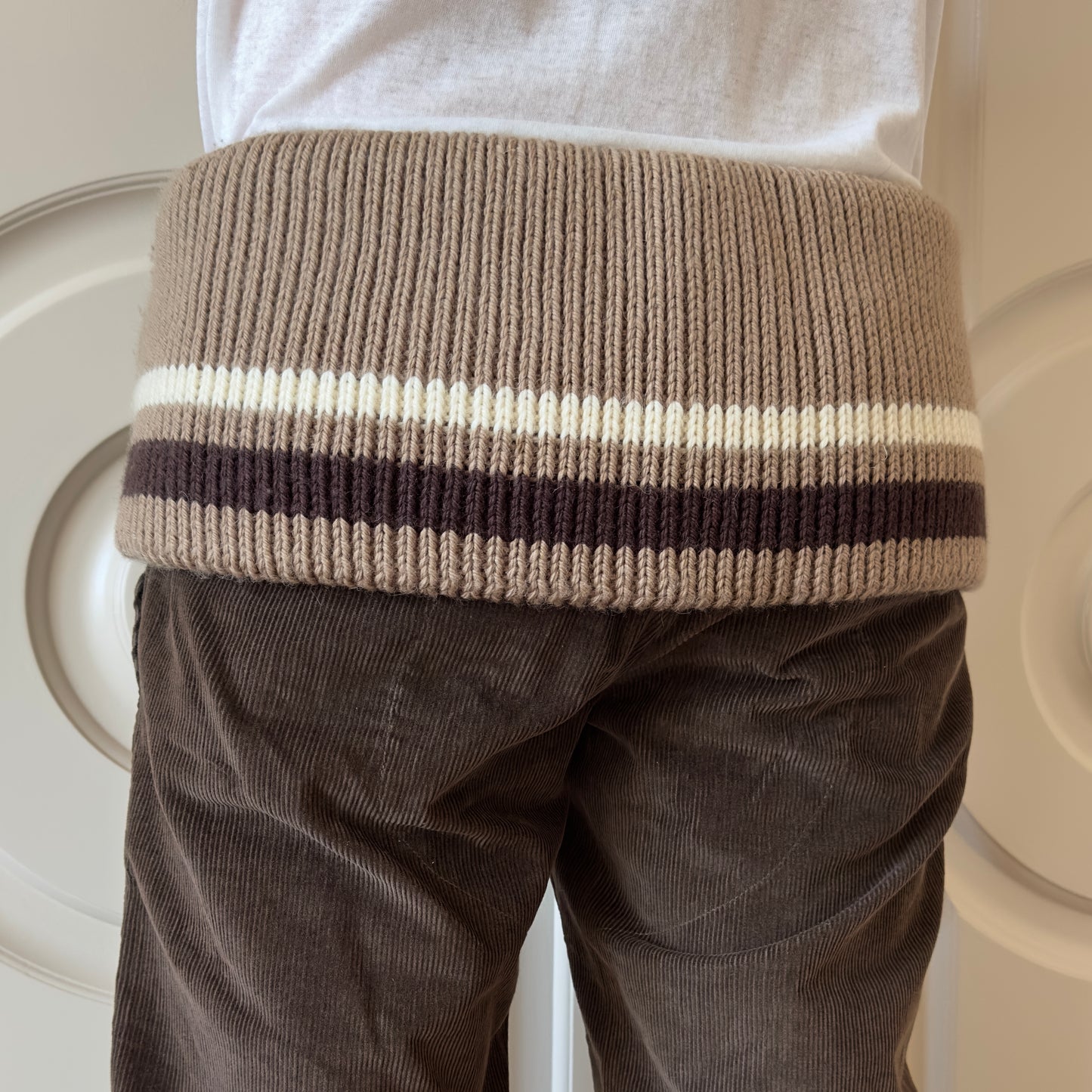 Dsquared2 A/W 2000–01 Knit Waist Flap Corduroy Pants