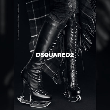 Dsquared2 F/W 2011 'Skate Moss' Ankle Leather Ice-Skate Boots