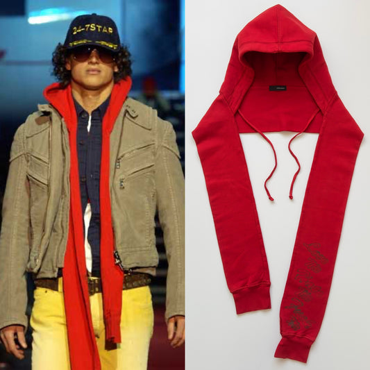 Dsquared2 F/W 2003 Hooded Scarf