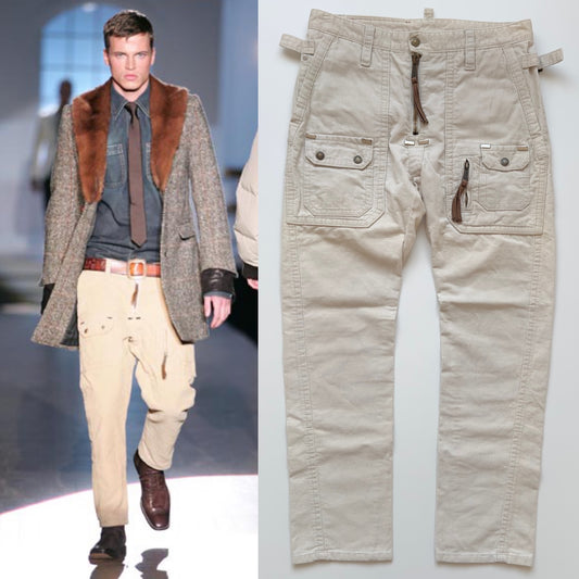 Dsquared2 F/W 2005 Corduroy Multi-Pocket Pants