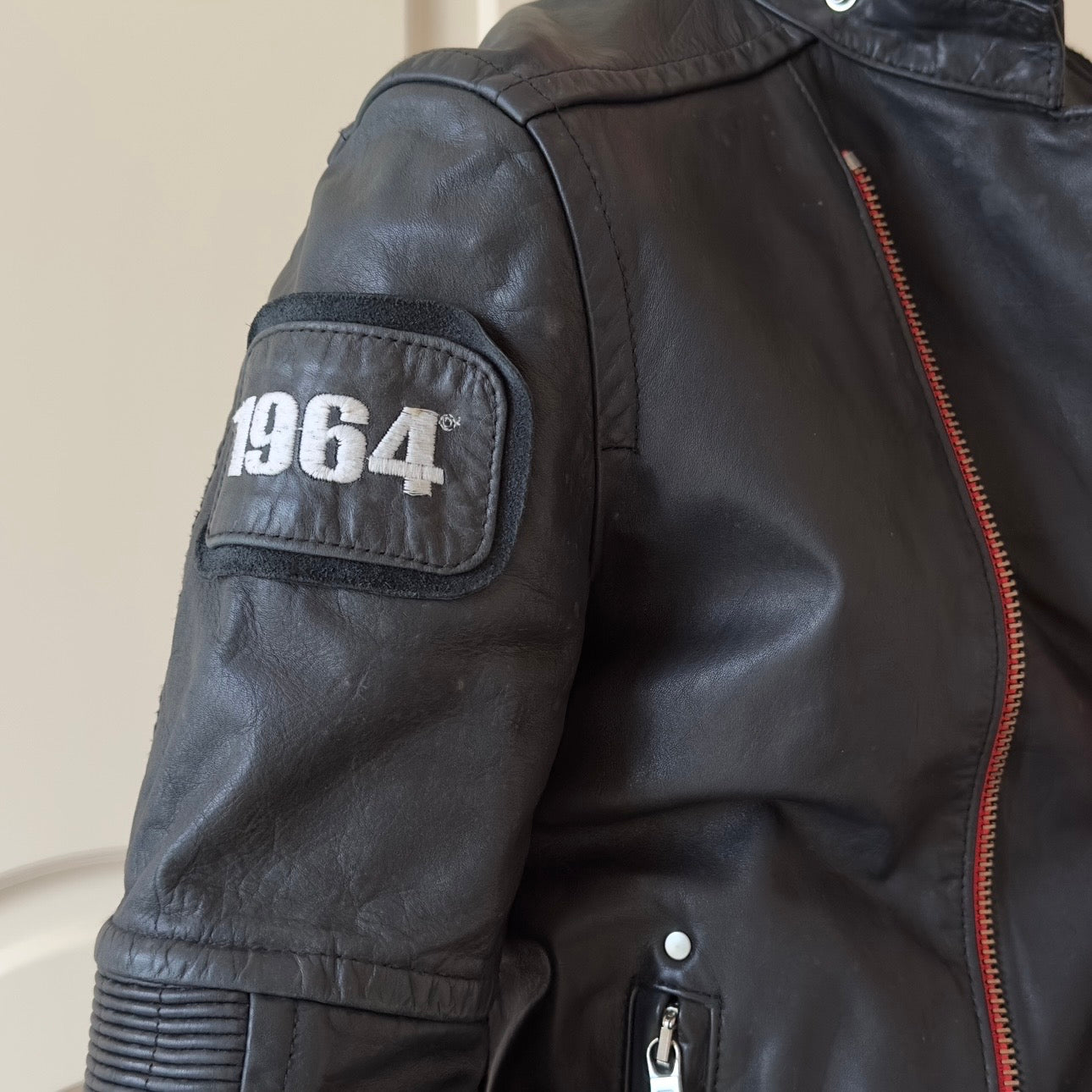 Dsquared2 S/S 2004 “1964” Leather Biker Jacket
