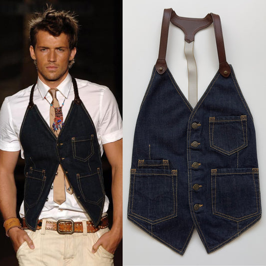 Dsquared2 S/S 2006 Denim Harness Vest