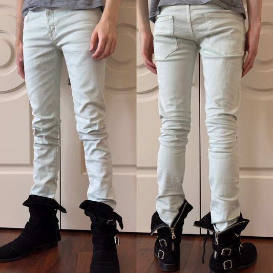 Balmain S/S 2012 Mint Skinny Jeans