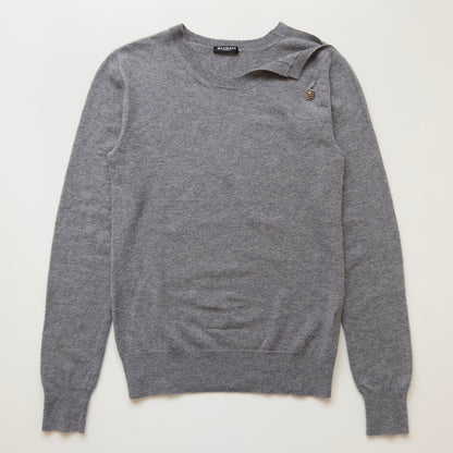 Balmain S/S 2011 Decarnin Lambswool Safety Pin Sweater