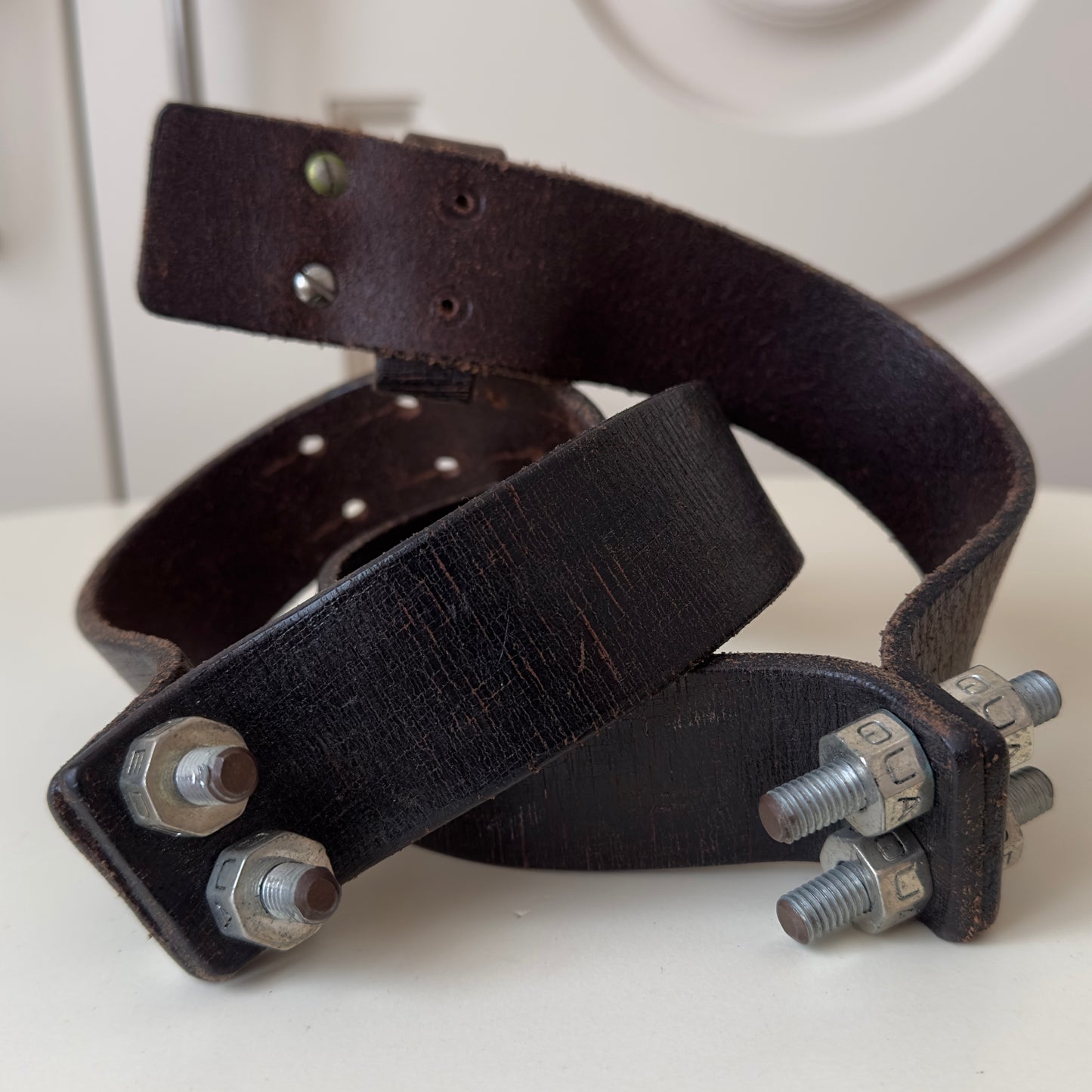 Dsquared2 S/S 2002 Nuts & Bolts Leather Belt