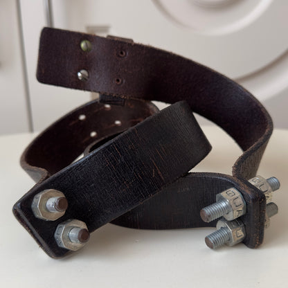 Dsquared2 S/S 2002 Nuts & Bolts Leather Belt