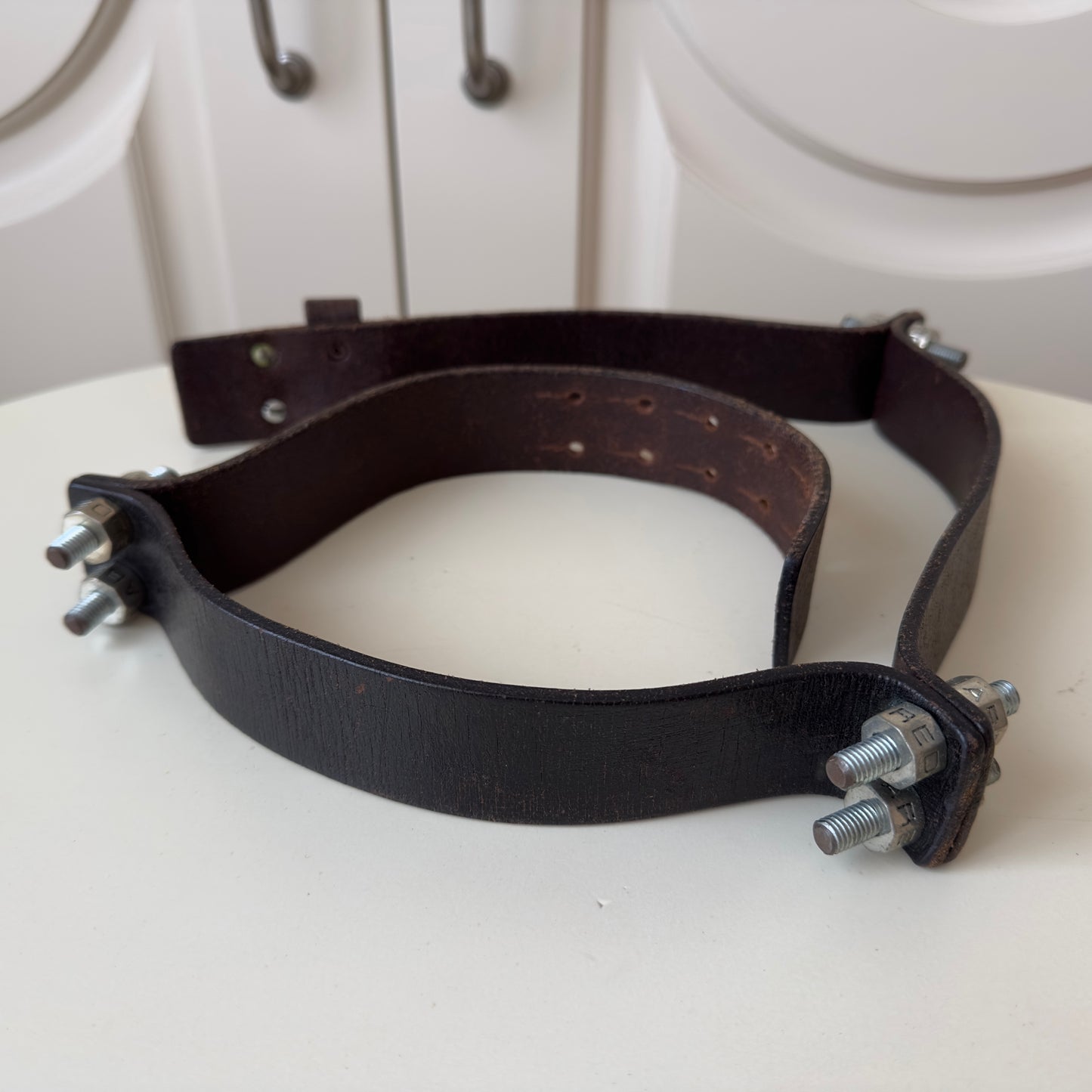 Dsquared2 S/S 2002 Nuts & Bolts Leather Belt