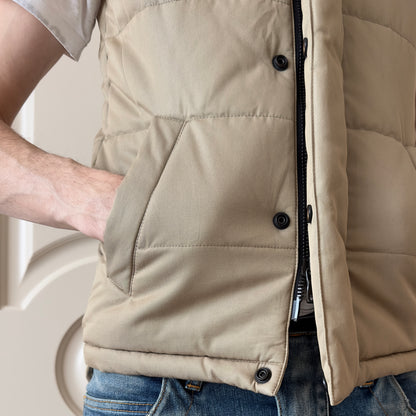 Balmain S/S 2012 Padded Khaki Vest