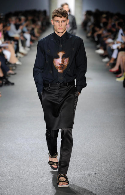 Givenchy S/S 2013 Layered Skirt Wool Trousers