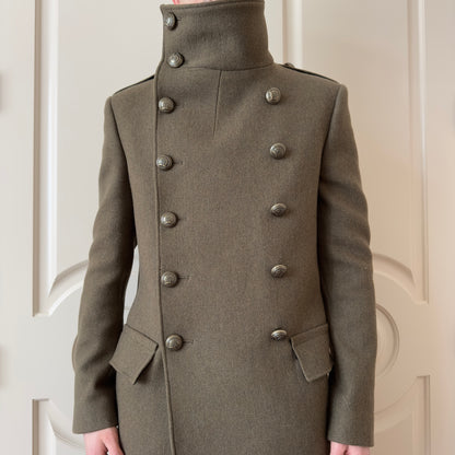 Balmain x H&M 2015 Double-Breasted Military Wool Coat