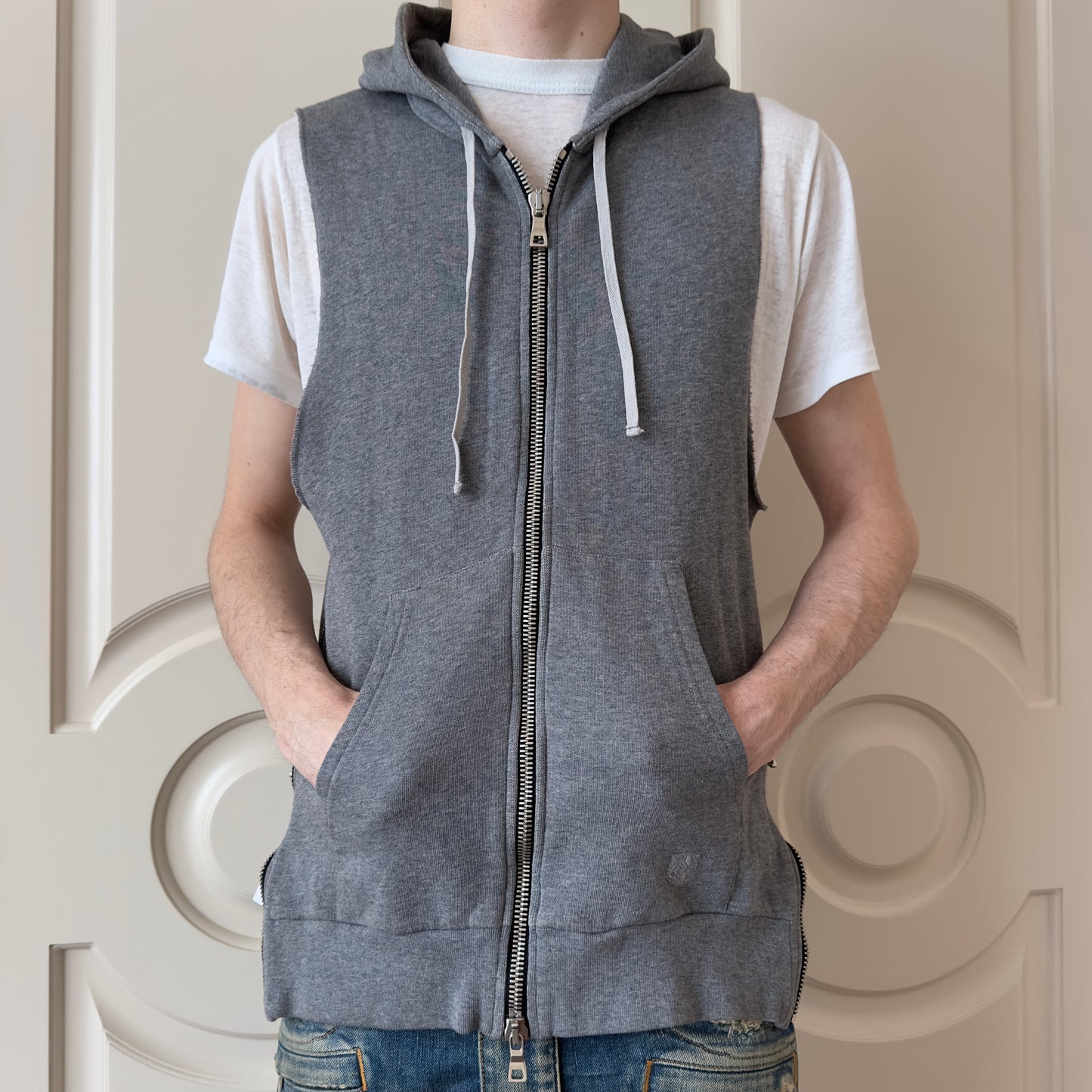 Balmain F/W 2011 Decarnin Sleeveless Hoodie
