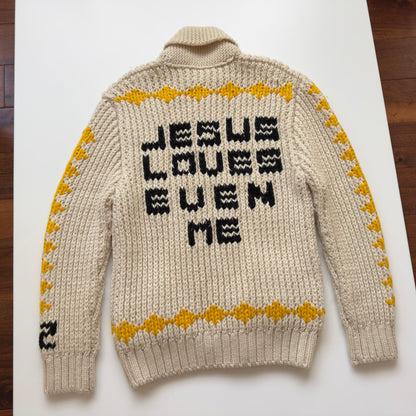 Dsquared2 A/W 2005 “Jesus Loves Even Me” Cowichan Sweater