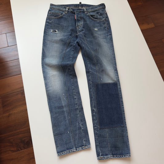 Dsquared2 F/W 2009 Distressed Repair Jeans