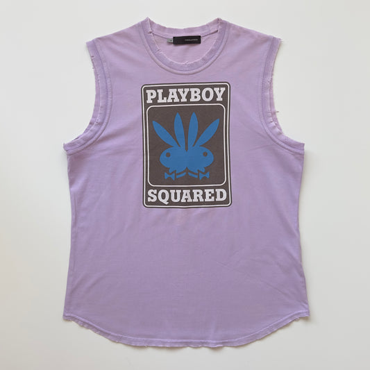 Dsquared2 F/W 2003 ‘Playboy’ Sleeveless T-shirt