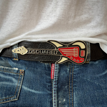 Dsquared2 F/W 2001 Guitar Belt Buckle