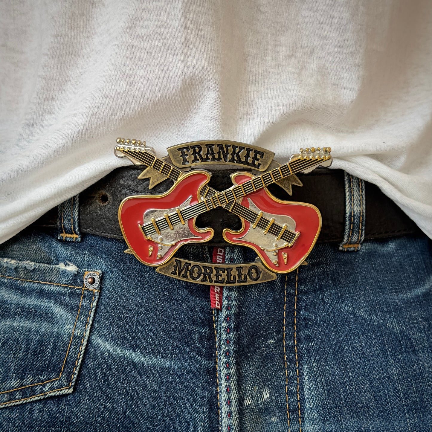 Frankie Morello 2000s Guitar Belt Buckle