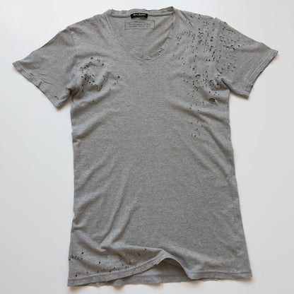 Balmain A/W 2010 Decarnin “Shotgun” Distressed T-Shirt