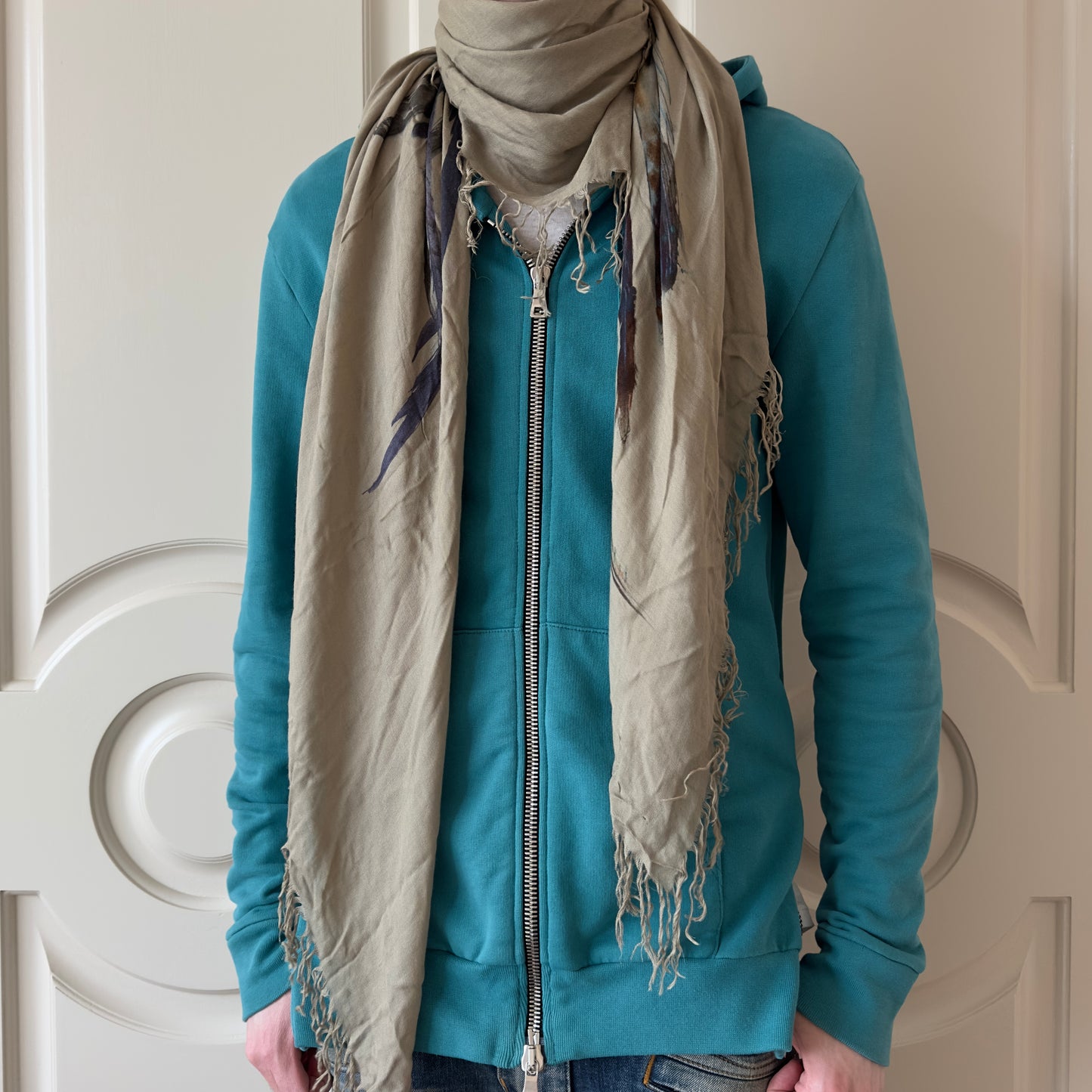Balmain F/W 2011 Decarnin Oversized Wolf Scarf