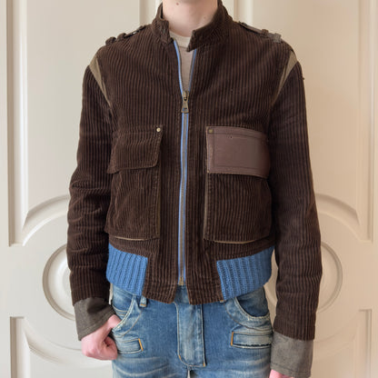 Dsquared2 F/W 2002 Corduroy Biker Jacket