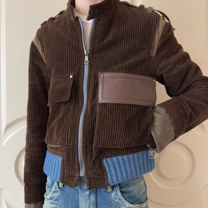 Dsquared2 F/W 2002 Corduroy Biker Jacket
