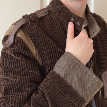 Dsquared2 F/W 2002 Corduroy Biker Jacket