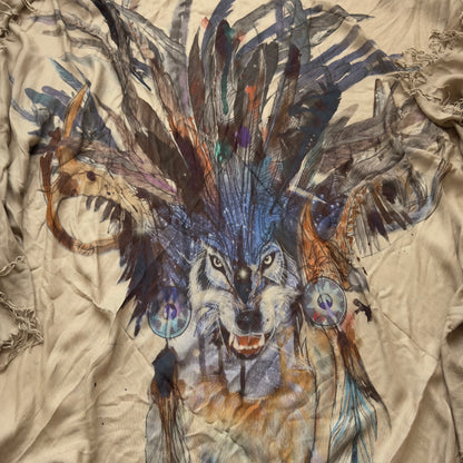Balmain F/W 2011 Decarnin Oversized Wolf Scarf