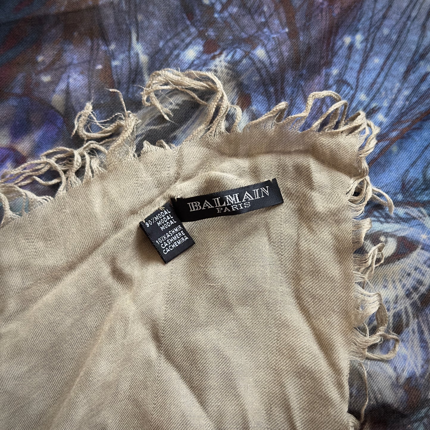 Balmain F/W 2011 Decarnin Oversized Wolf Scarf