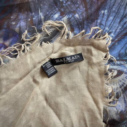 Balmain F/W 2011 Decarnin Oversized Wolf Scarf