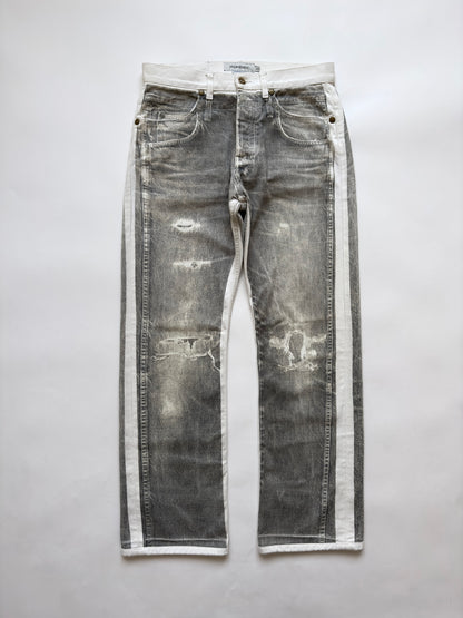 Yves Saint Laurent Trompe-l'œil Distressed Jeans