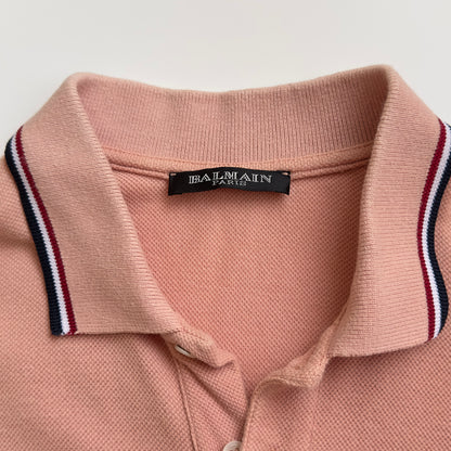 Balmain F/W 2011 Decarnin Pink Sleeveless Polo Shirt