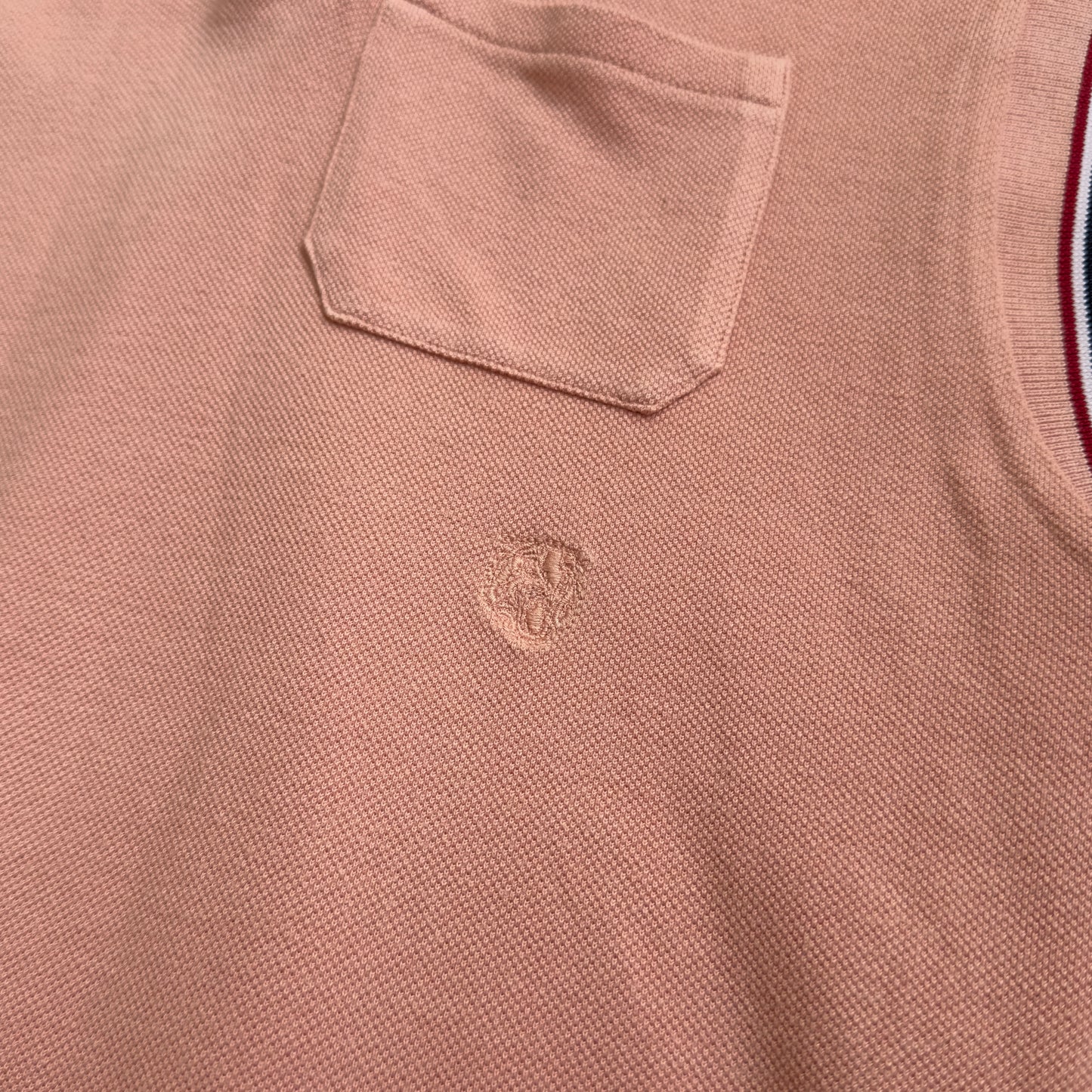 Balmain F/W 2011 Decarnin Pink Sleeveless Polo Shirt