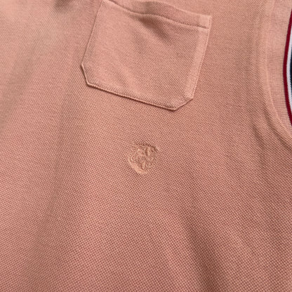 Balmain F/W 2011 Decarnin Pink Sleeveless Polo Shirt