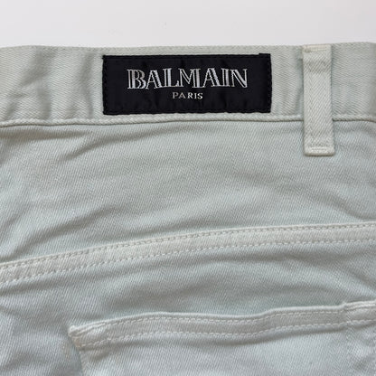 Balmain S/S 2012 Mint Skinny Jeans