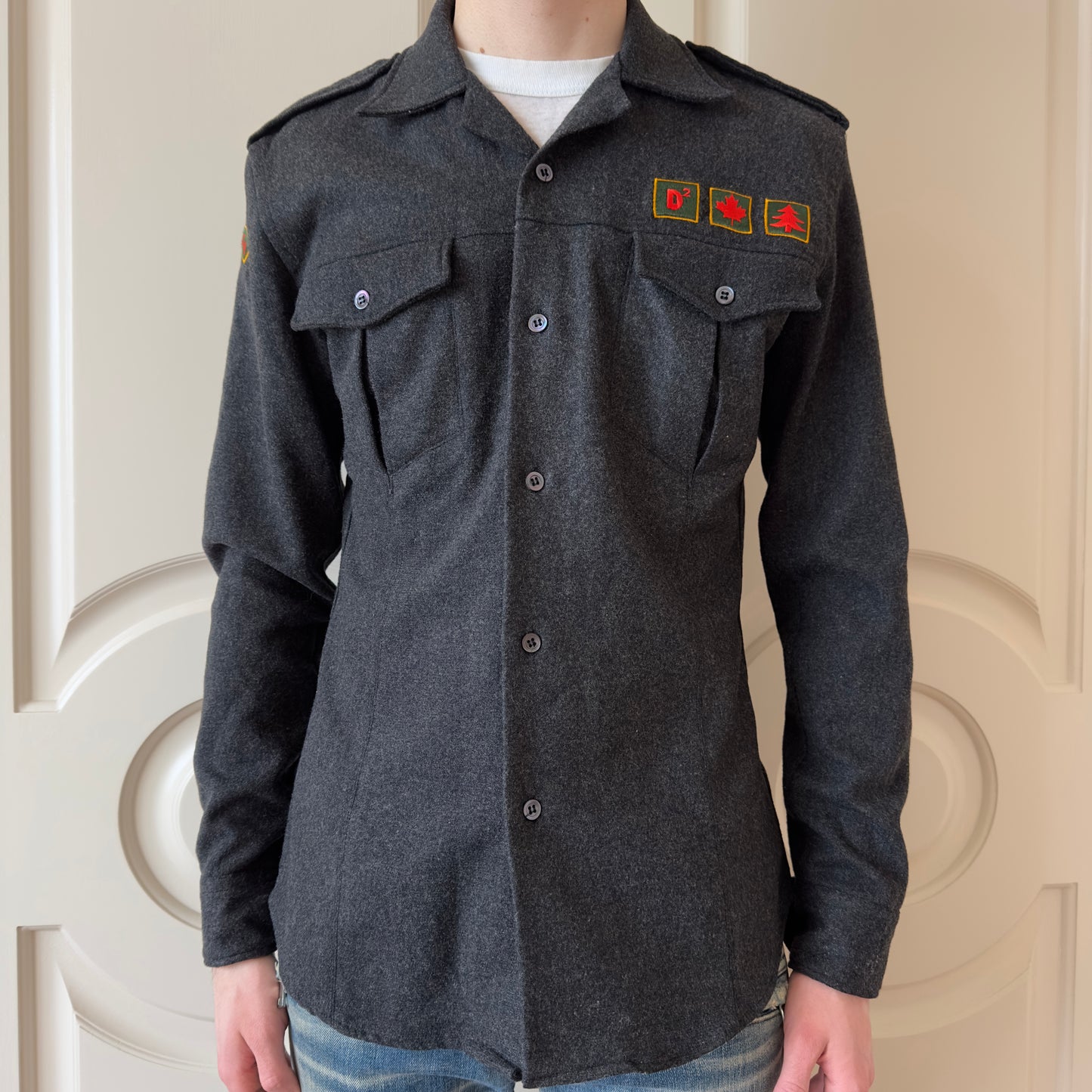 Dsquared2 F/W 1997 Wool Park Ranger Button-Up Shirt