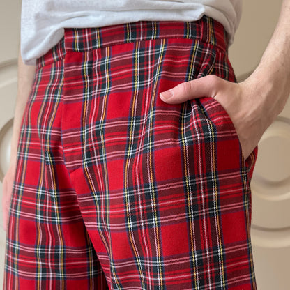 Givenchy S/S 2010 Drop-Crotch Plaid Shorts (Tisci Era)