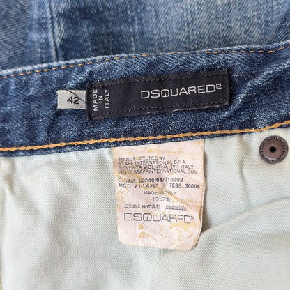Dsquared2 F/W 2009 Patchwork Distressed Mud Wash Jeans