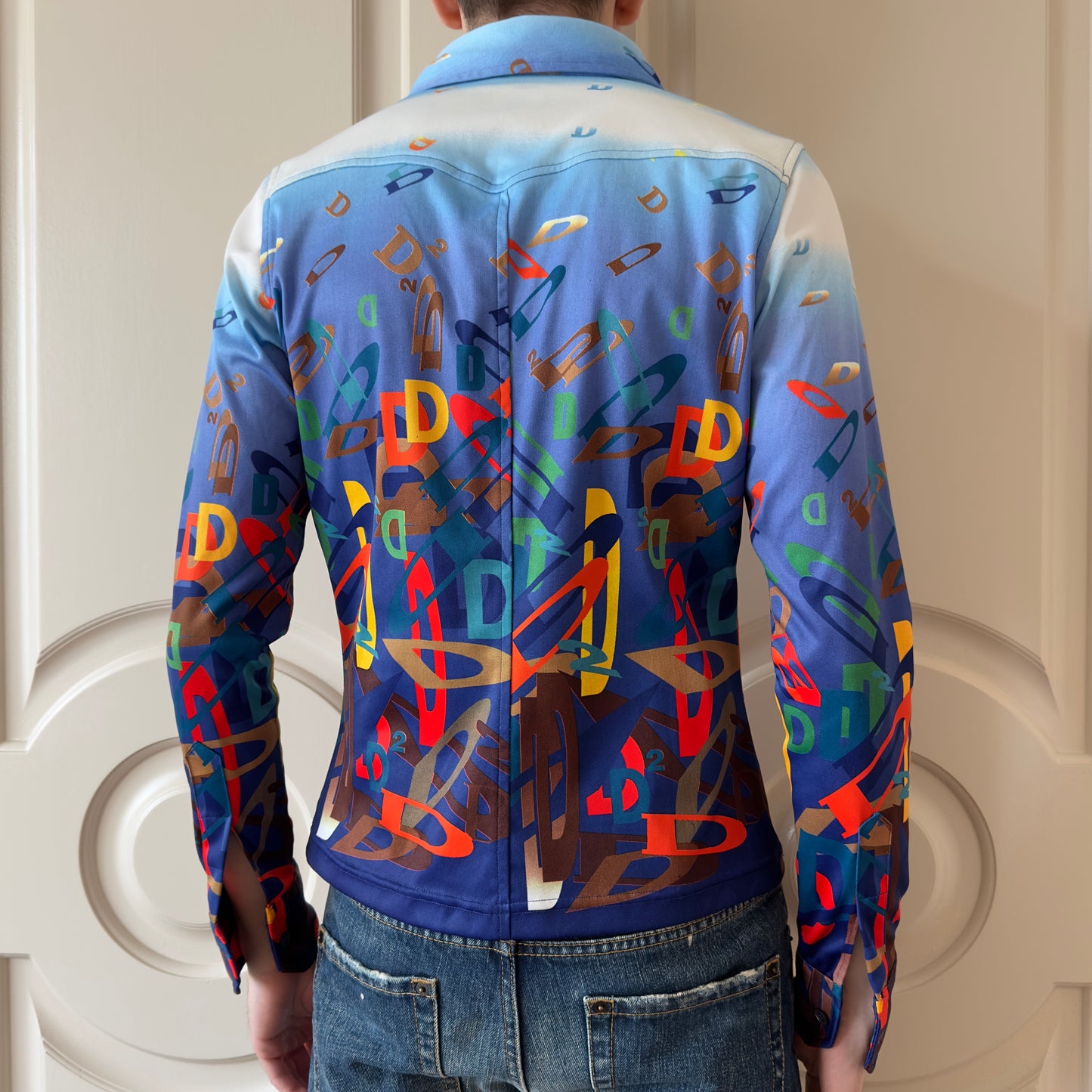 Dsquared2 S/S 1997 ‘Early Web Design’ Printed Button-Up Shirt