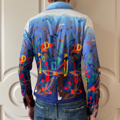 Dsquared2 S/S 1997 ‘Early Web Design’ Printed Button-Up Shirt